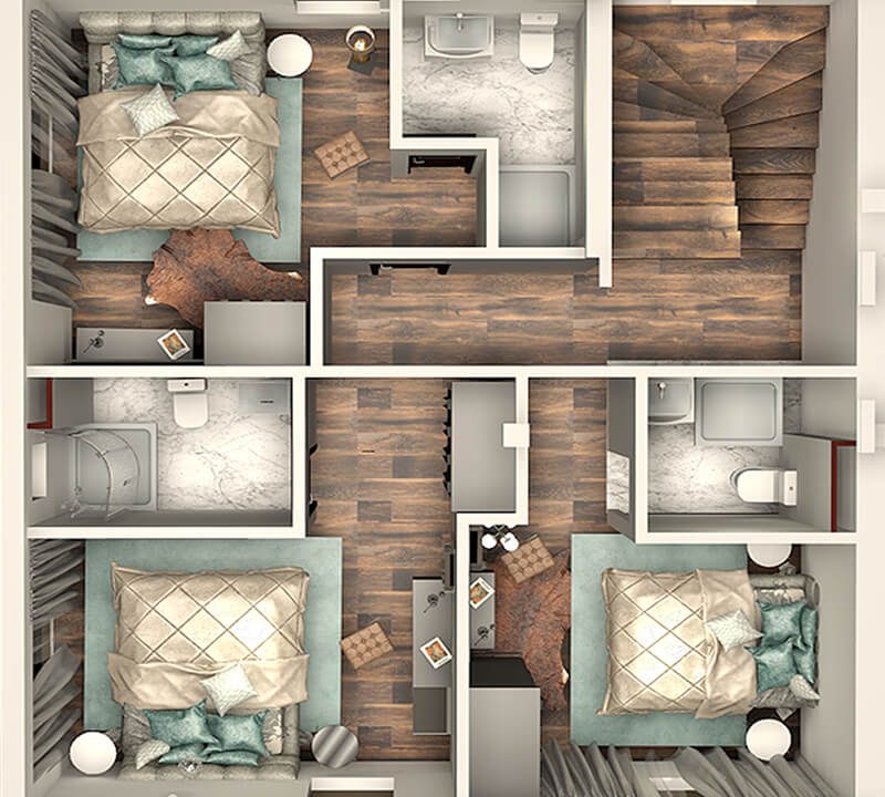 Venid-Eco-Village-Interior-Scheme-Bedrooms